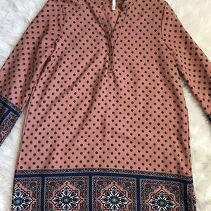 Boho Long Sleeve Dress